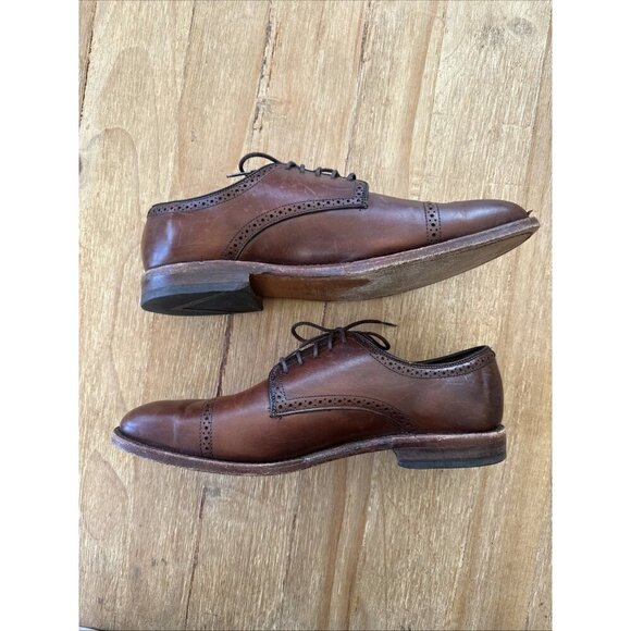 Allen Edmonds Mens Yorktown Oxford Shoe Size 10 D Brown Leather 2563 main image 12